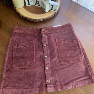 NWT American Eagle Corduroy Mini Skirt